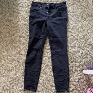 Madewell Black 9” Rise Jeans
